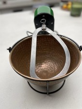 Paiolo in rame elettrico per polenta e marmellate Misure Diam 25 x 14