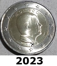 Monaco - monete da 2 euro 2023
