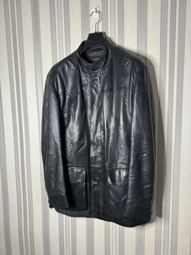 Giacca pelle nera hugo - di,