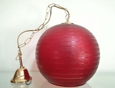 Lampadario sfera palla vetro