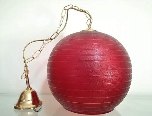 Lampadario sfera palla - , vetro