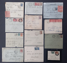 1919-29: LOTTO 12  LETTERE, 4 ESPRESSI 1 CON PERFINS, TERRE REDENTE, ecc.