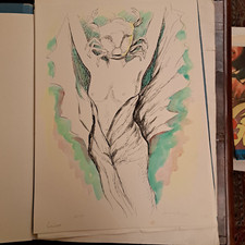 LITOGRAFIA 1985 ANNA CERUTI