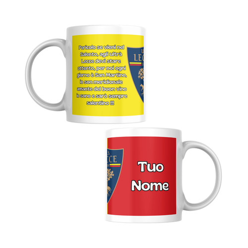 Tazza lecce personalizzata con - tazza,