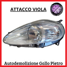 Faro anteriore sinistro FIAT grande punto 2005 2007 2008 199 1.3 d multijet 1.2