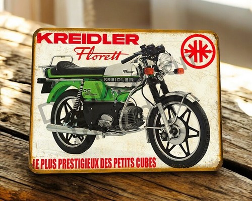 Plaque métal vintage kreidler - vintage,