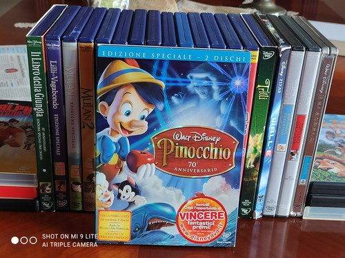 Dvd pinocchio walt disney - walt, disney 