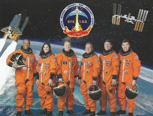 Cartolina nasa equipaggio - *cartolina, nasa-"equipaggio