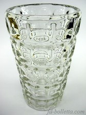 Vecchio vaso,antico vaso centro tavola in vetro,porta fiori vintage anni 60 a29