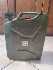 Tanica carburante omologata metallo benzina militare  20 lt diesel gasolio