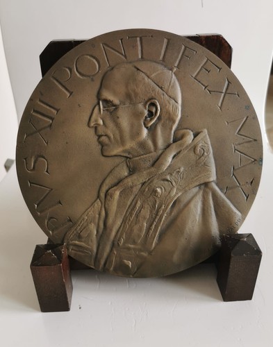 Medaglione papa pio xii - medaglione,
