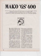advertising TEST MOTO MAICO GS 400 1971 MOTOTEDESCHE SIX DAYS  ENDURO EPOCA