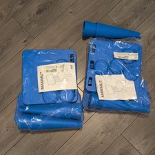 coppia sedie Ikea Mammut blu arredo interno/esterno nuove mai usate