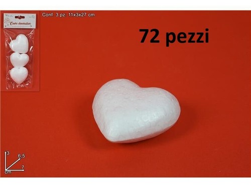 Set pezzi cuori in - 72,
