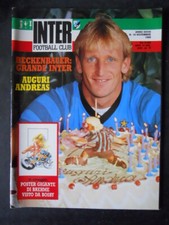 INTER FOOTBALL CLUB 10 1989 CON MAXI POSTER BREHME VISTO DA BOSBY [GS12]