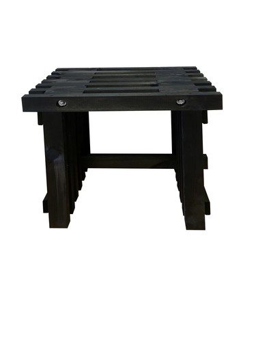 Sgabello legno nero a - sgabello,