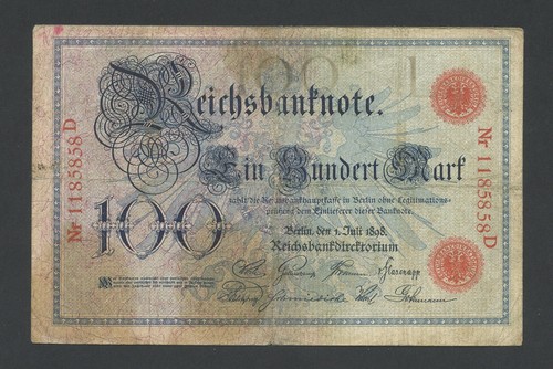Germania 100 marchi 1898 - 100,