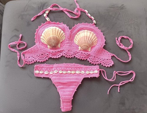 Top slip uncinetto bikini - slip, uncinetto,