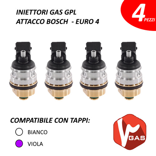 Kit iniettori gas gpl - kit, 4