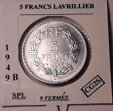 5 Francs Lavrillier 1949 B 9