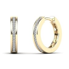 Orecchini Huggie in oro 14 kt