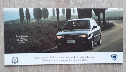 Lancia dedra test drive - lancia,