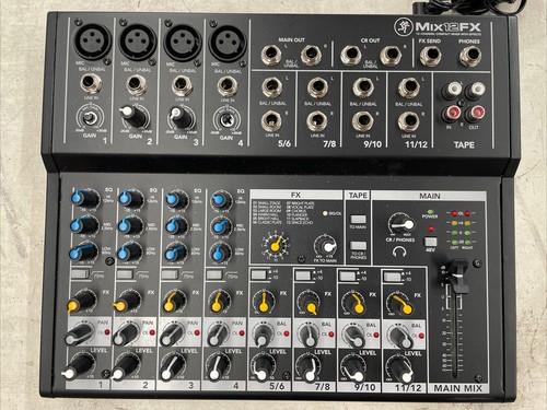Mackie mix12fx canali - mix12fx,