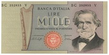 1000 LIRE ERRORE DI STAMPA