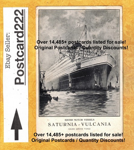 Nave 1917 cartolina - nave, 1917-29