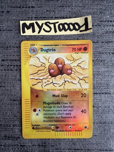 Carte pokemon dugtrio 165 - dugtrio, 10/165