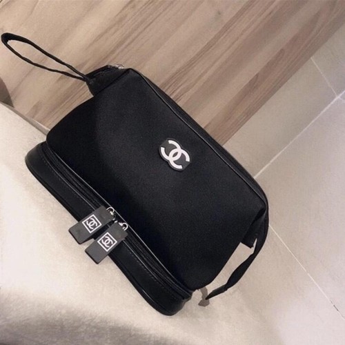 Borsa porta trucchi nera - ,