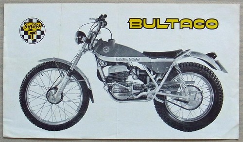 Bultaco sherpa foglietto - sherpa, t