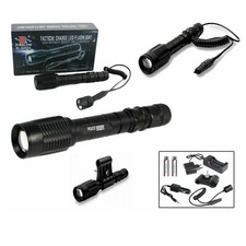 TORCIA 50000 LUMEN TATTICA/MILITARE PER FUCILE LED T6 RICARICABILE ZOOM BL-Q2804