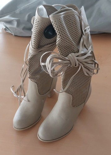 Stivale con lacci - donna, nuovo