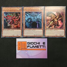 LOTTO DIVINITA EGIZIE italiano YUGIOH rara ULTRA yu-gi-oh UN VERO AFFARE 