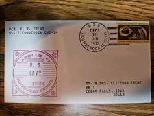 USS TICONDEROGA CVS-14 1972 APPOLLO 17 FORZA DI RECUPERO