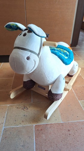 Cavallo dondolo legno - cavallo, in