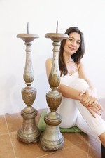 coppia candelieri altare