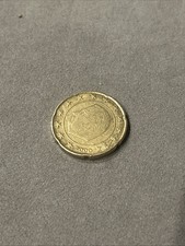 Moneta Rara 20 centesimi di Euro Belgio 2000