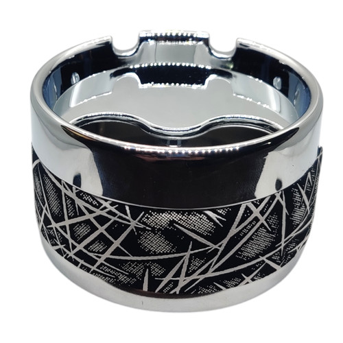 Posacenere argento cromato - , e