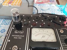 VALVOLA 6BX7/GT FIVRE  NUOVA NEW OLD BOX TESTATA CON PROVAVALVOLE 100% EMISSIONE