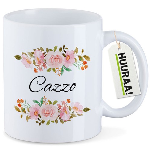 Tazza caffè cazzo fiori