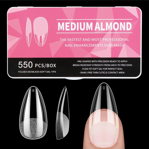550 pezzi tip gel unghie - tip, in