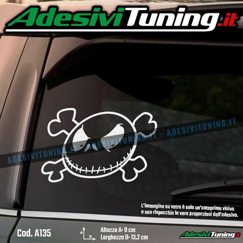 Adesivo teschio sticker - adesivo,