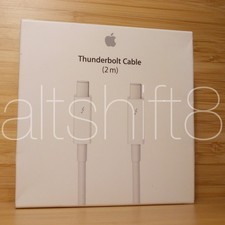  APPLE THUNDERBOLT 2 CABLE 2M 2 M WHITE MD861ZM/A MD861 A1410 CAVO ORIGINALE