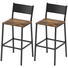 HOMCOM Set 2 Sgabelli Bar