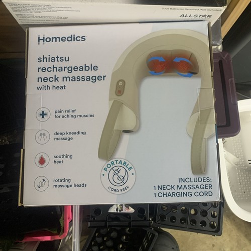 Homedics shiatsu rechargeable - homedics,