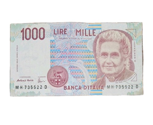 Italy 1000 lire mille - 1000, banca