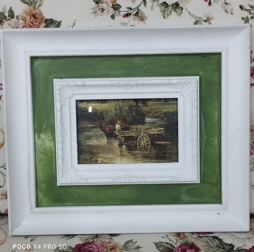 Antico quadro con cornice - con, in