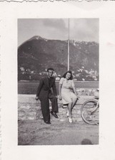 FOTO COPPIA SUL LAGO DI COMO - AGOSTO 1941 -   32-1